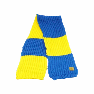 Personalisierter Retro-Strickschal